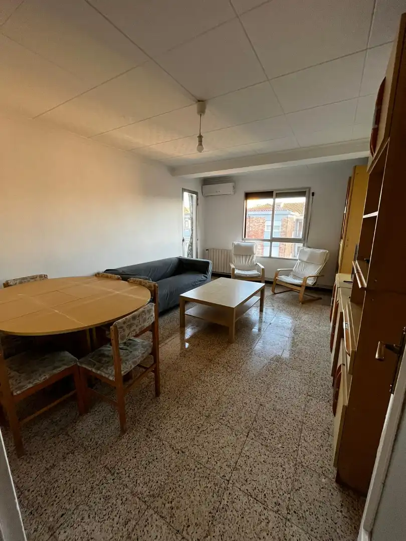 Living room of Flat for rent in Lleida  with Furnished, Oven and Washing machine