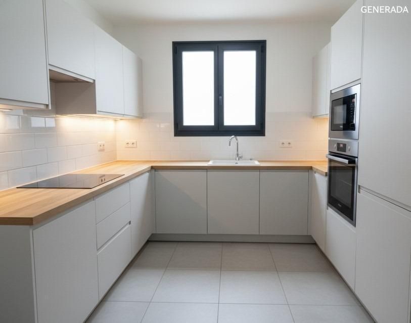 Cuina de Pis en venda en  Barcelona Capital amb Terrassa i Balcó