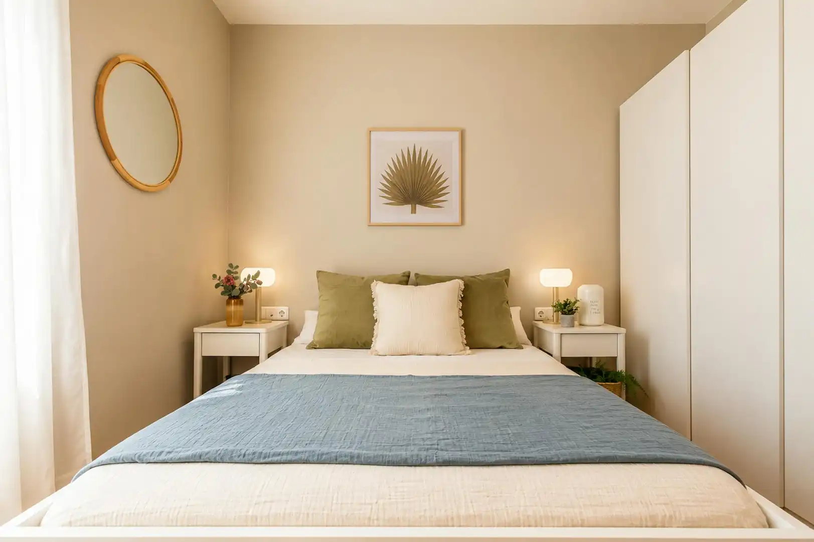 Bedroom of Flat for rent in Barcelona  with Air Conditioner, Heating and Furnished