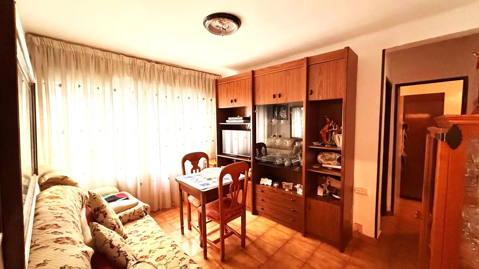 Wohnzimmer von Erdgeschoss zum Verkauf in Terrassa mit Möbliert