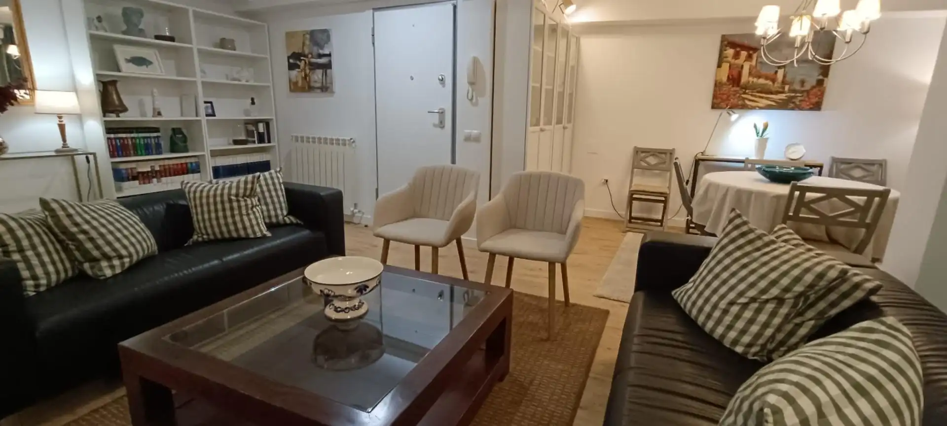 Living room of Flat for sale in Zamora Capital   with Terrace and Balcony