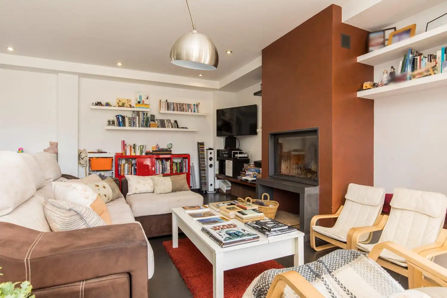 Sala de estar de Casa o chalet en venta en Boltaña con Aire acondicionado, Calefacción y Jardín privado