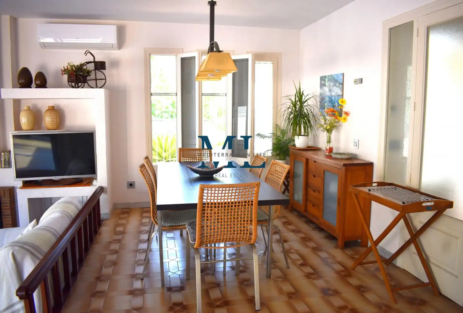 Dining room of Houses for sale in Roda de Berà  with Heating and Swimming Pool
