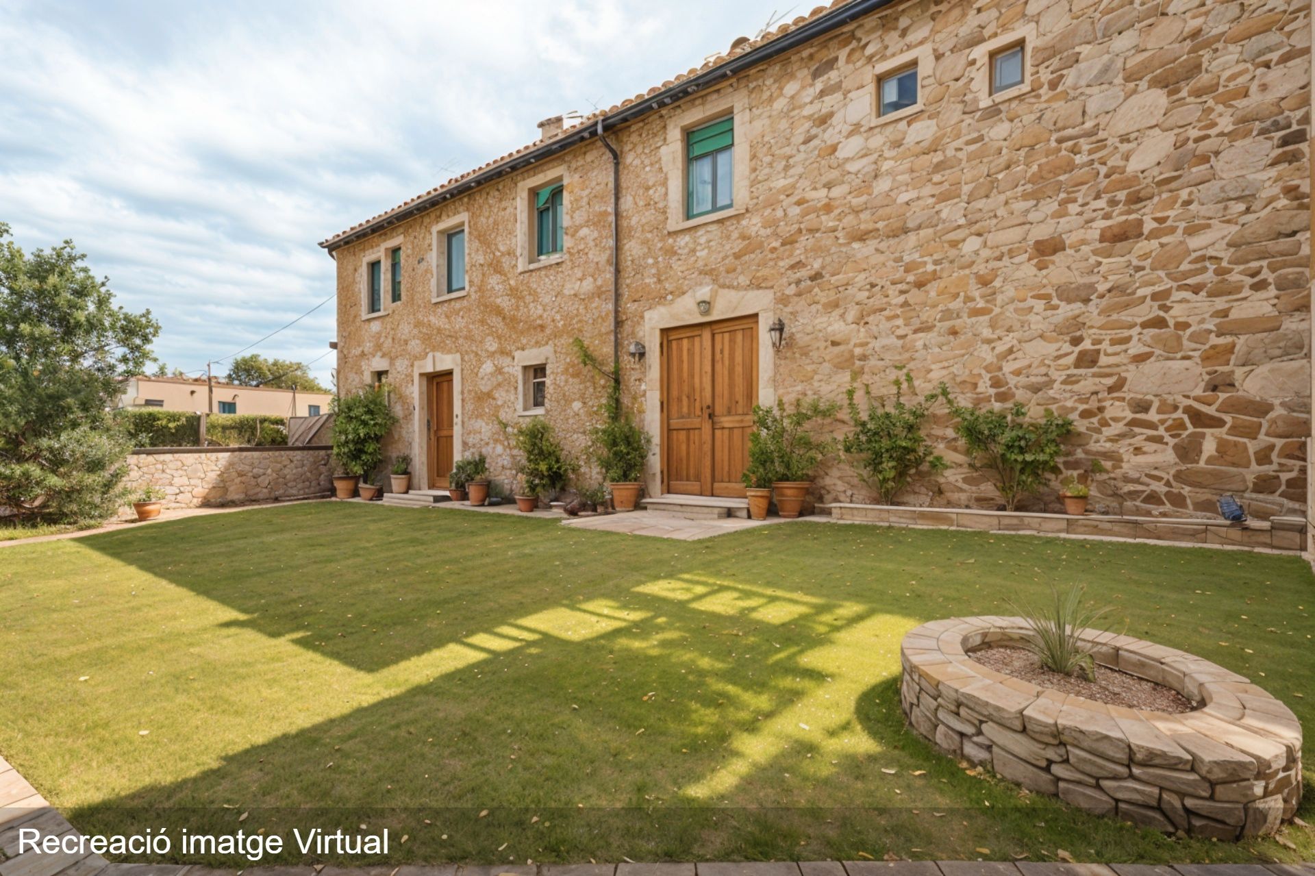 Vista exterior de Casa o xalet en venda en Vilaür amb Jardí privat, Terrassa i Traster