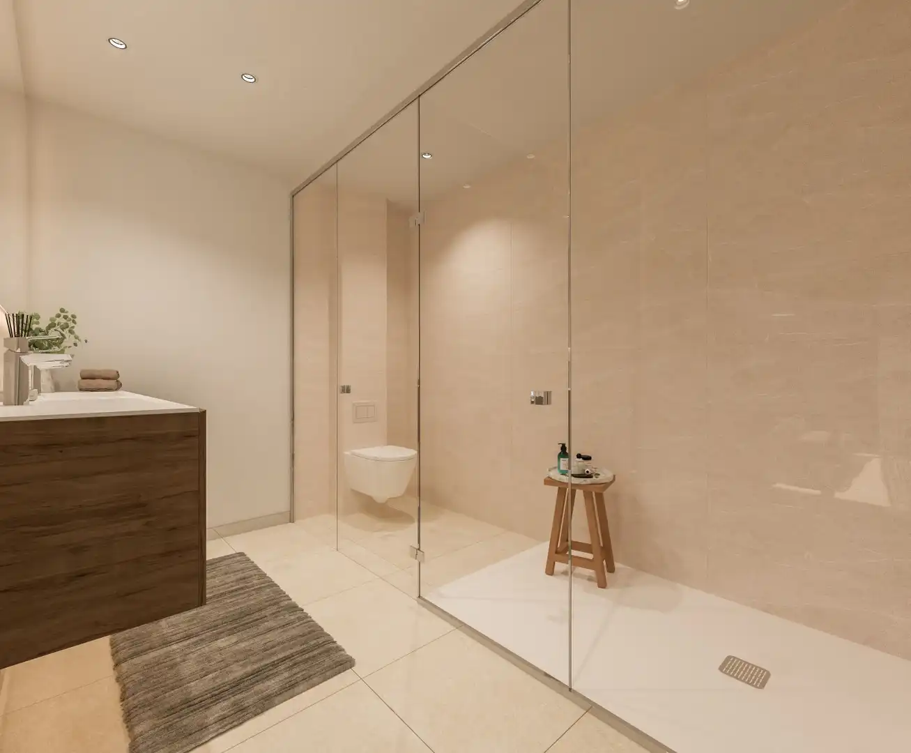 Baño de Apartamento en venta en Marbella con Aire acondicionado, Piscina y Amueblado