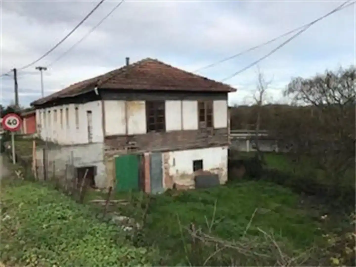 Vista exterior de Planta baja en venta en Siero