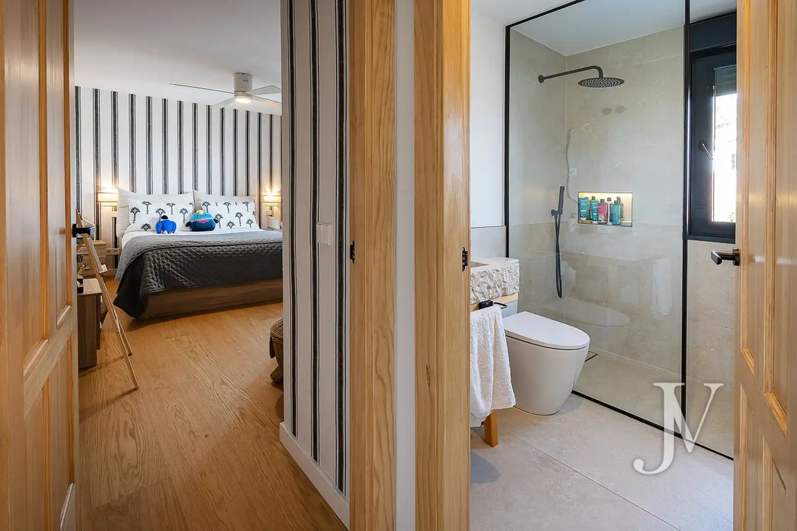 Bedroom of Detached homes for rent in Pozuelo de Alarcón  with Air Conditioner, Heating and Private garden