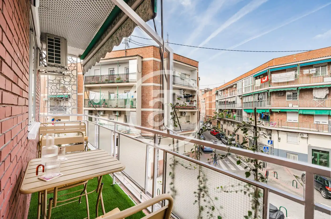 Terraza de Piso de alquiler en Madrid con Aire acondicionado, Calefacción y Amueblado