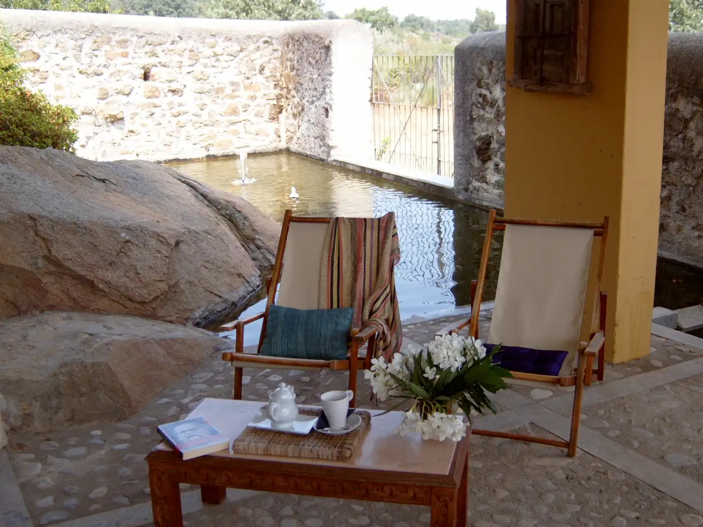Jardín de Finca rústica en venta en Torremenga con Calefacción, Jardín privado y Piscina