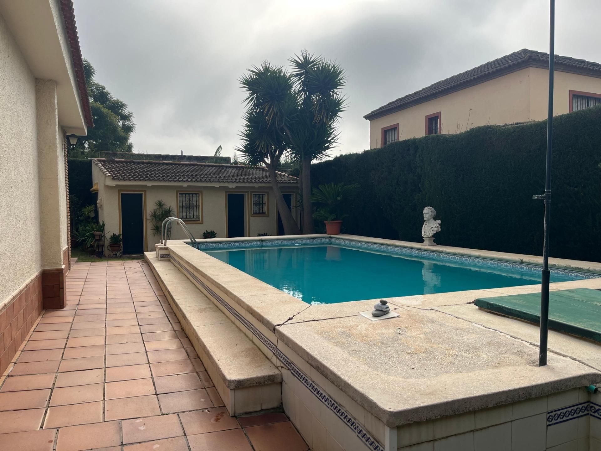 Piscina de Casa o chalet en venta en Palomares del Río