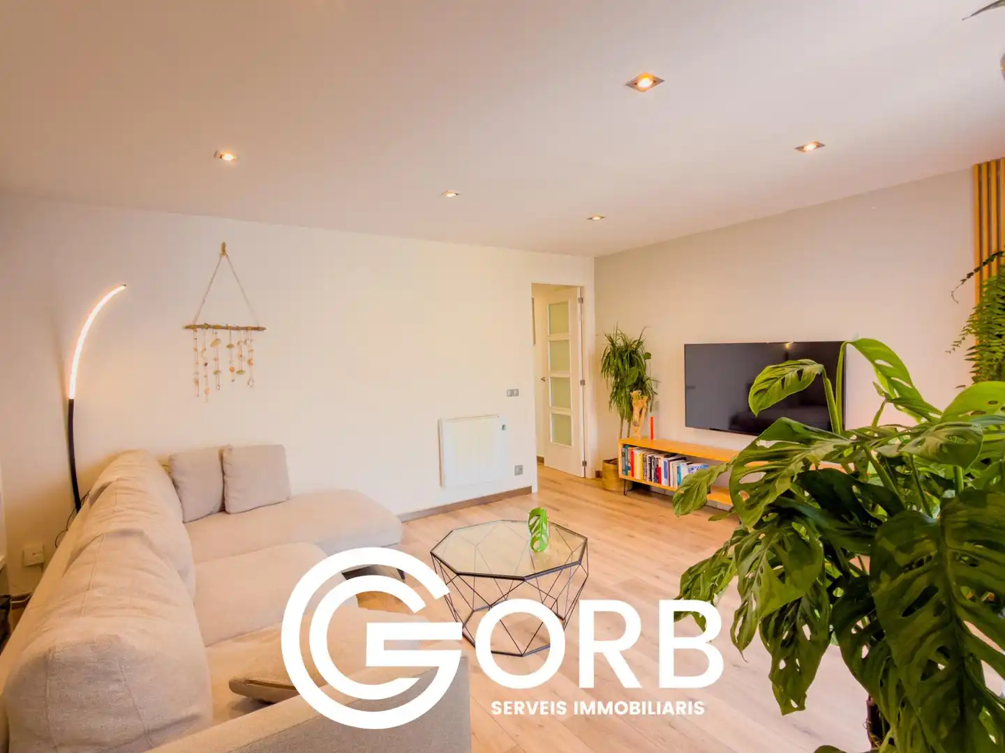 Sala de estar de Ático en venta en Mataró con Aire acondicionado, Calefacción y Terraza