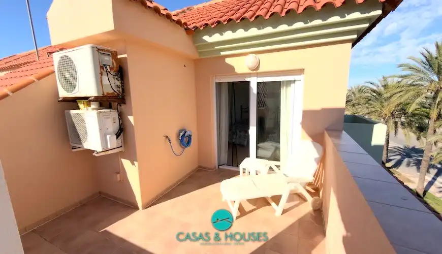 Terrace of Detached homes for sale in La Manga del Mar Menor  with Air Conditioner, Heating and Private garden