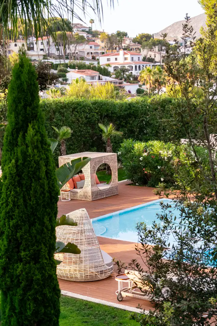 Jardí de Apartament en venda en Moraira amb Aire condicionat, Calefacció i Jardí privat