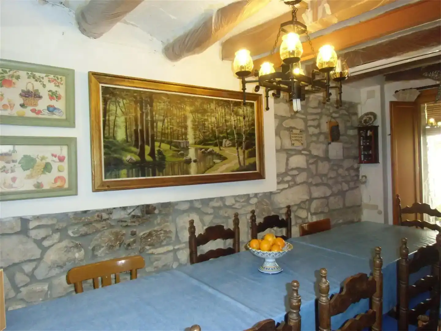 Dining room of Country homes for sale in Belianes  with Parquet flooring, Furnished and Oven