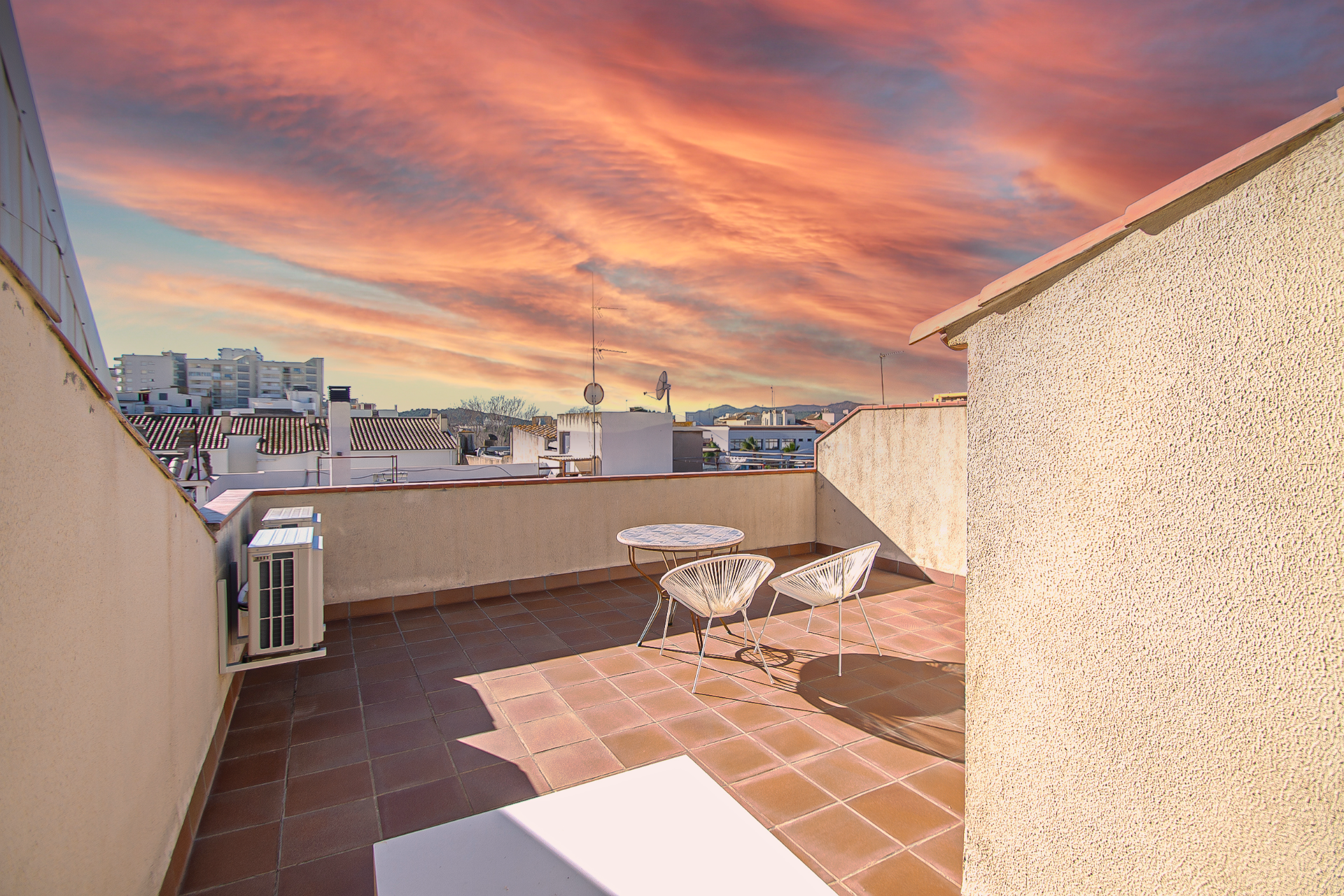 Terrassa de Apartament en venda en Castell-Platja d'Aro amb Aire condicionat, Calefacció i Jardí privat