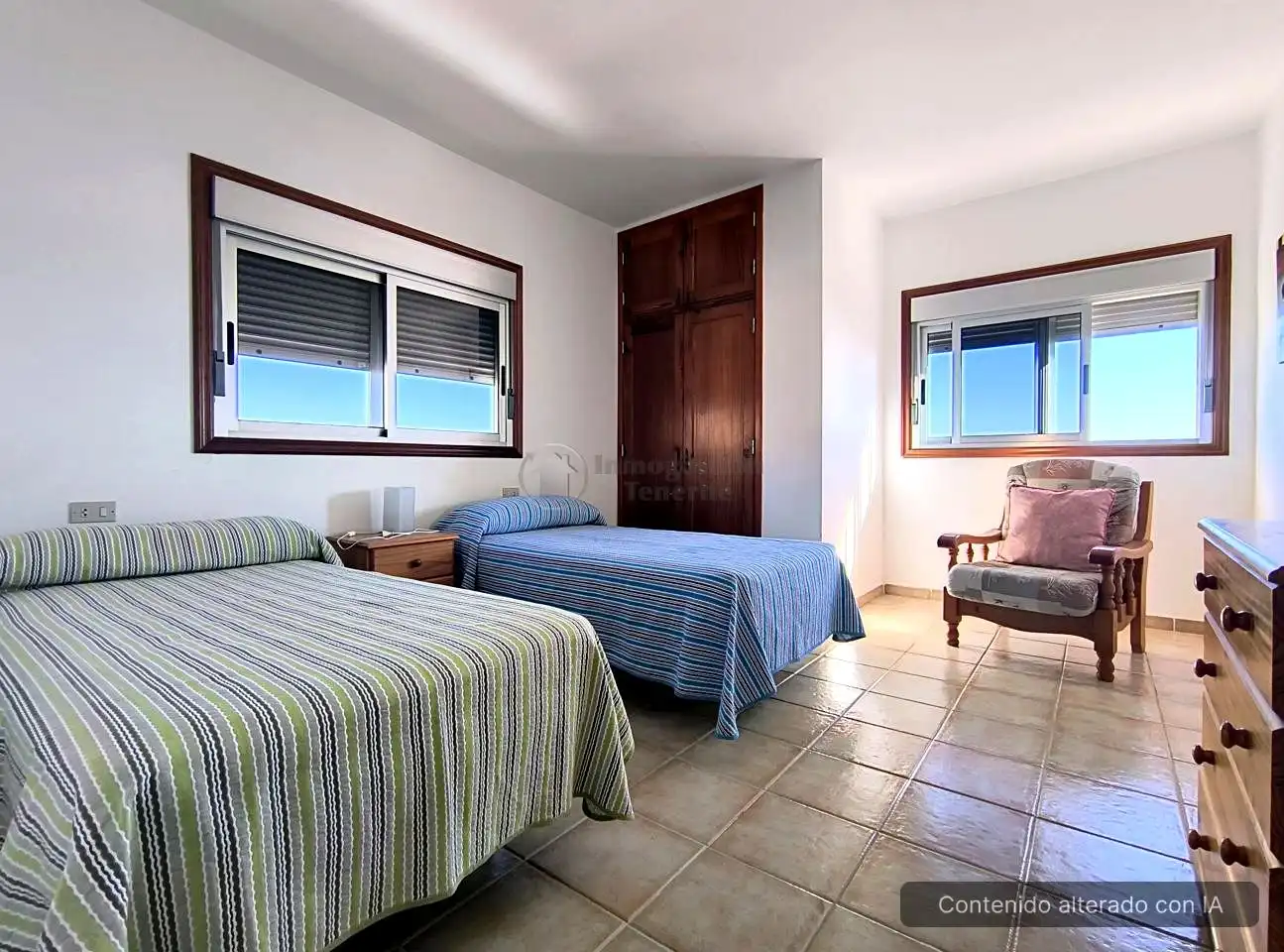 Bedroom of Flat for rent in Arona  with Furnished and Balcony