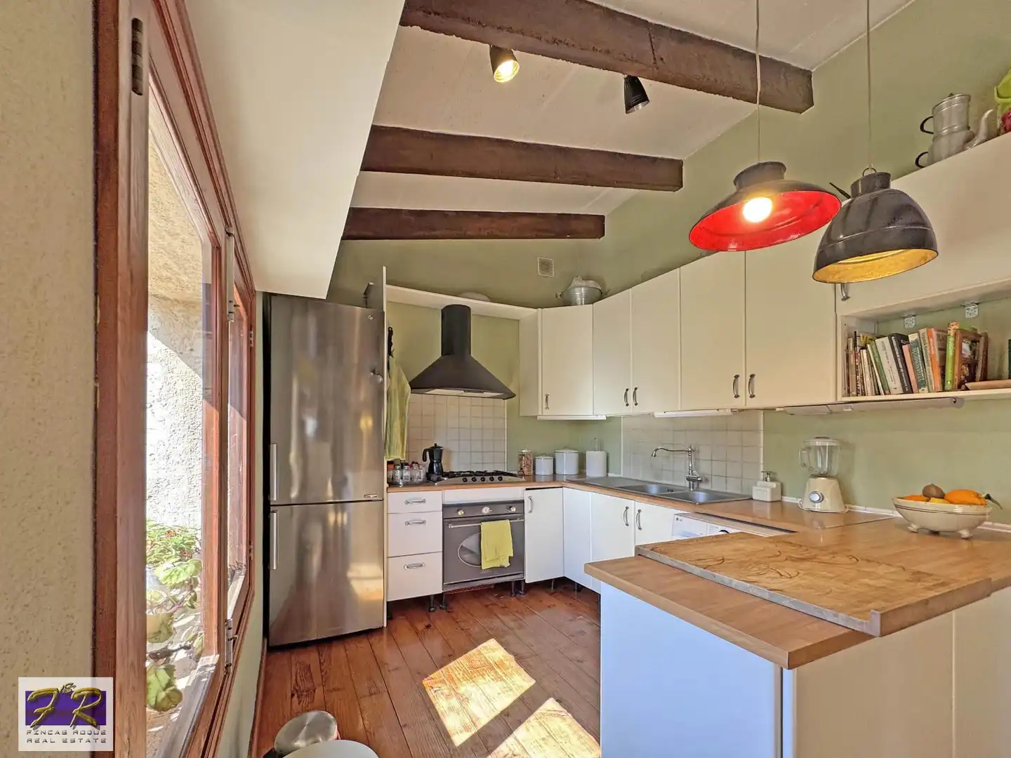 Cocina de Finca rústica en venta en Búger con Aire acondicionado, Terraza y Trastero