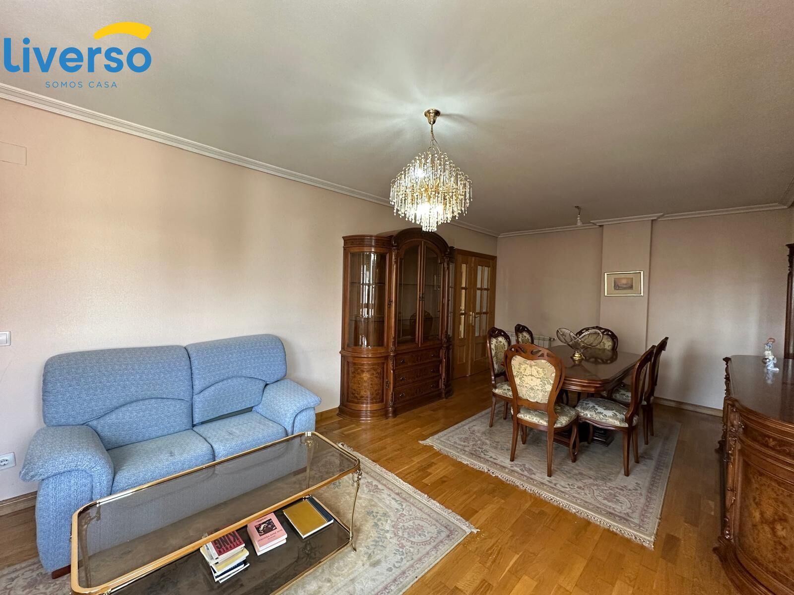 Living room of Flat for sale in Aranda de Duero  with Heating, Parquet flooring and Terrace