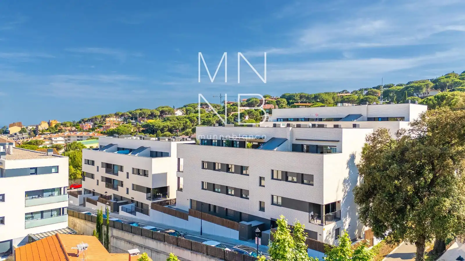 Vista exterior de Piso en venta en Sant Andreu de Llavaneres con Aire acondicionado, Calefacción y Terraza