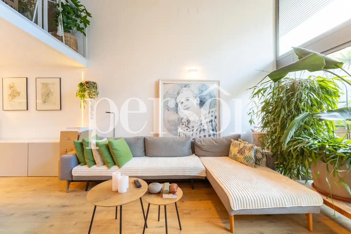 Wohnzimmer von Maisonette zum Verkauf in Valencia mit Klimaanlage, Terrasse und Gemeinschaftspool