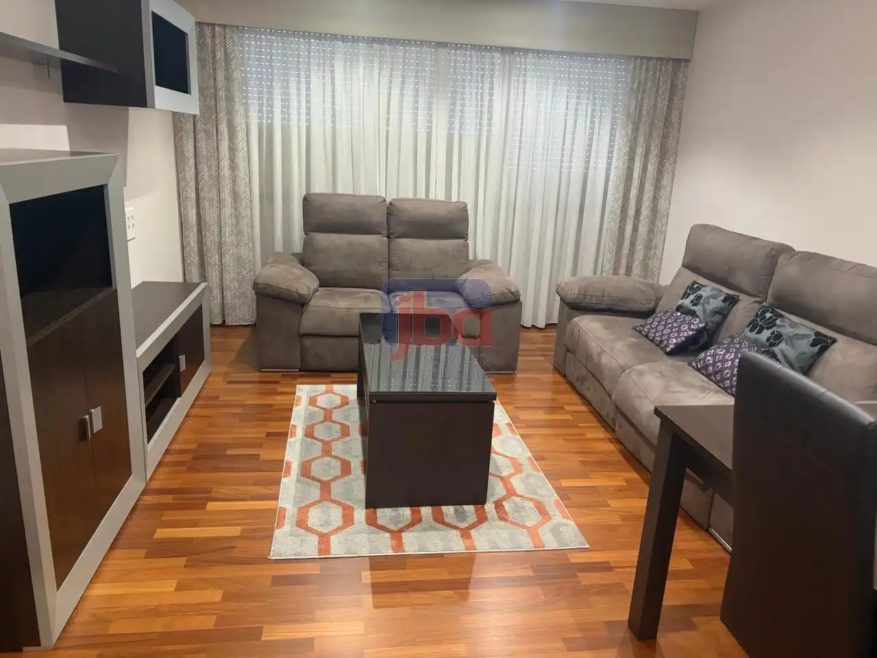 Living room of Flat for rent in Ourense Capital   with Heating, Storage room and Furnished