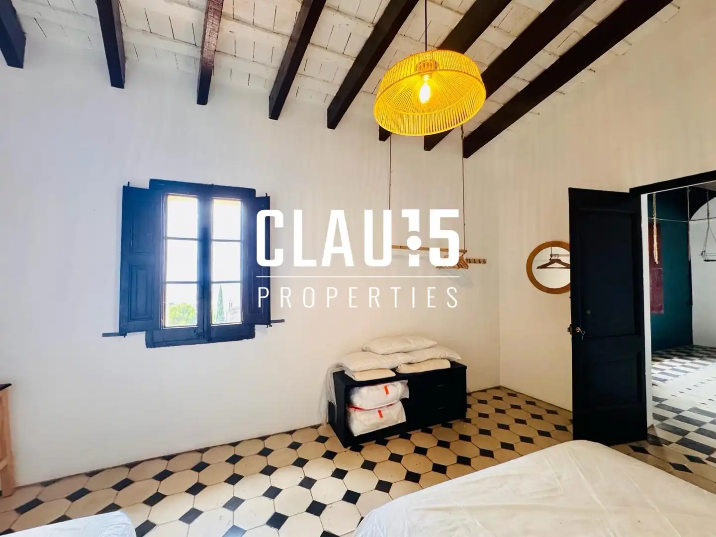 Habitación de Finca rústica en venta en Pineda de Mar con Jardín privado, Terraza y Amueblado
