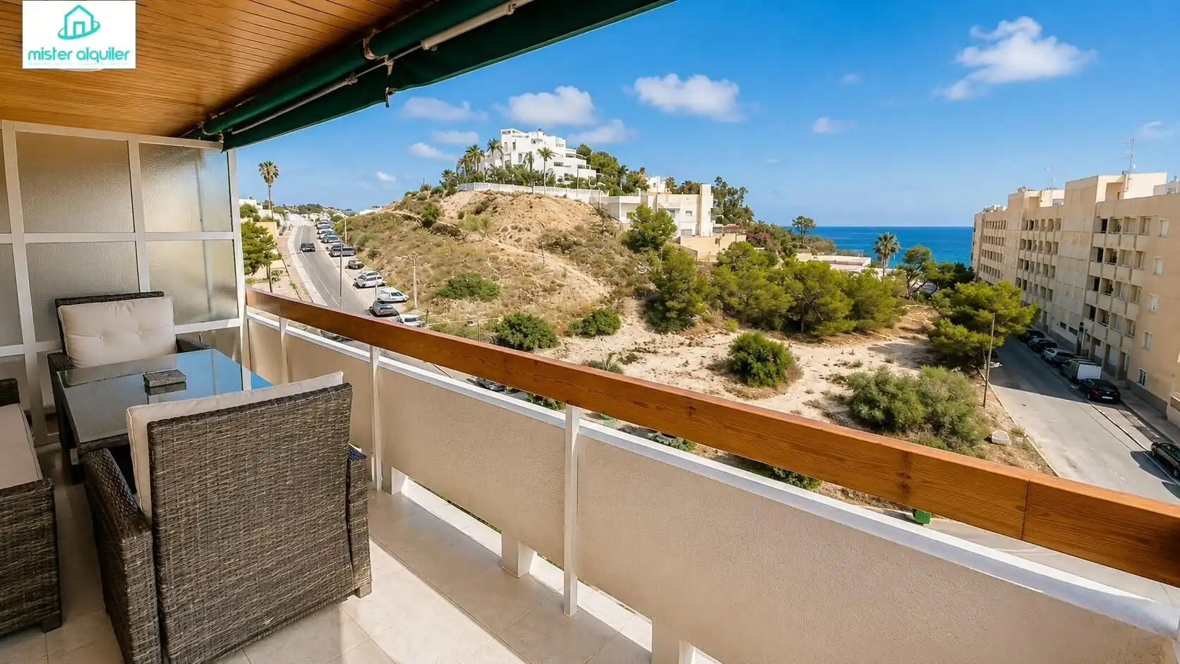 Balcony of Apartments for rent in El Campello  with Air Conditioner, Heating and Terrace