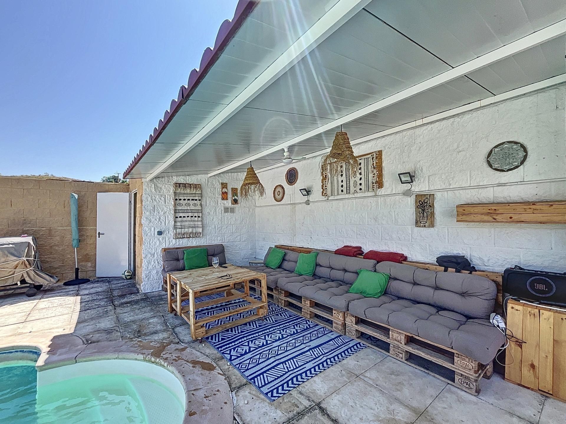 Terraza de Casa o chalet en venta en Barajas de Melo con Calefacción, Jardín privado y Terraza