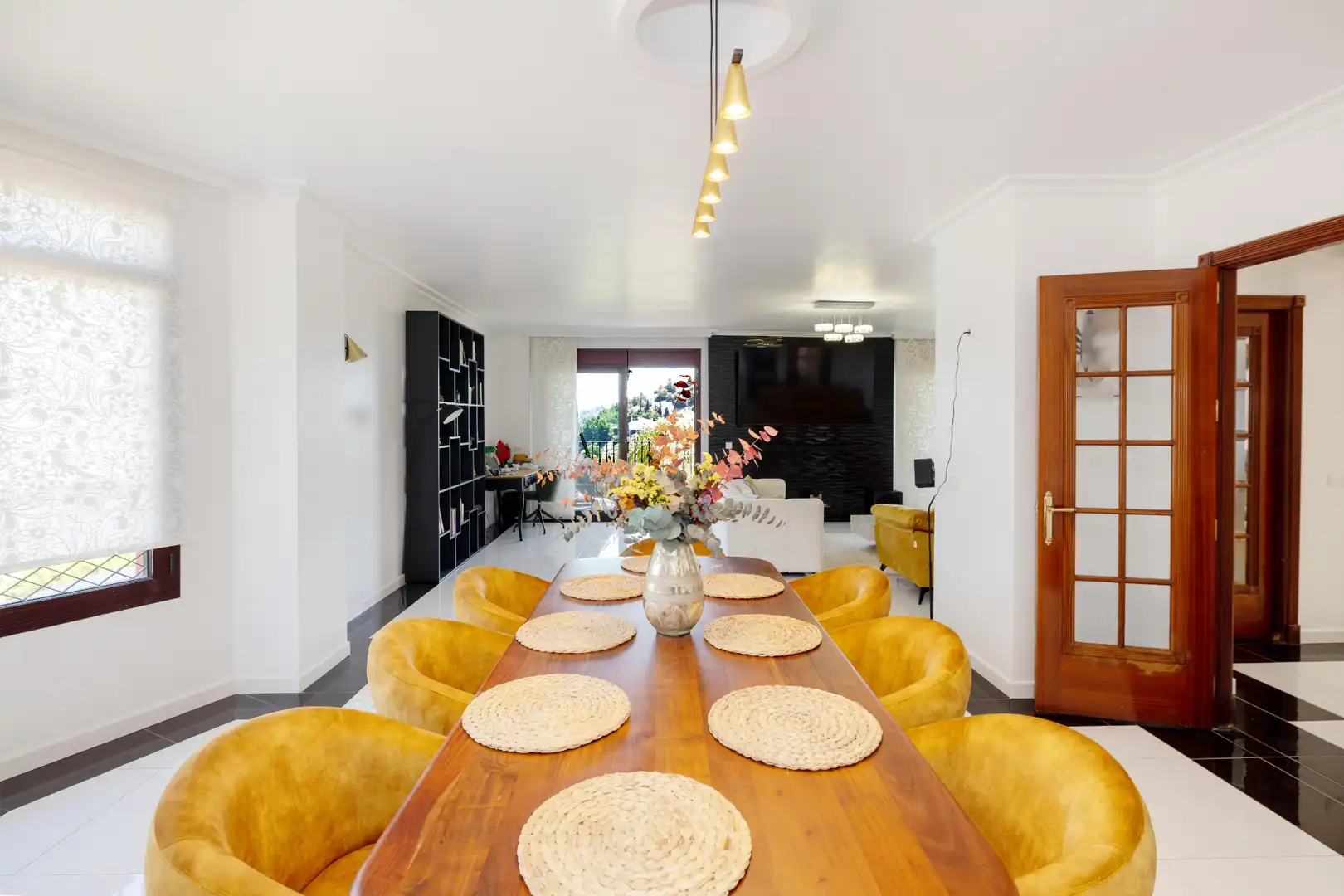 Esszimmer von Haus oder Chalet zum Verkauf in Málaga mit Klimaanlage, Heizung und Privatgarten