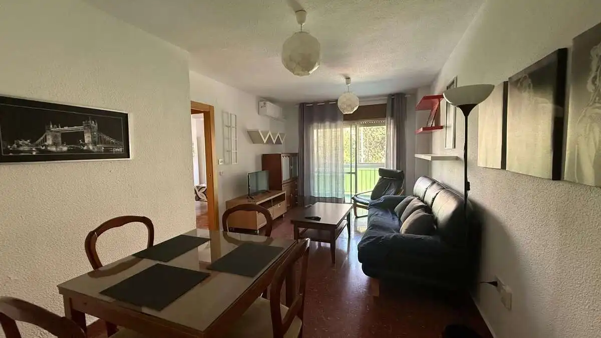 Sala d'estar de Pis de lloguer en Granada amb Aire condicionat, Calefacció i Moblat