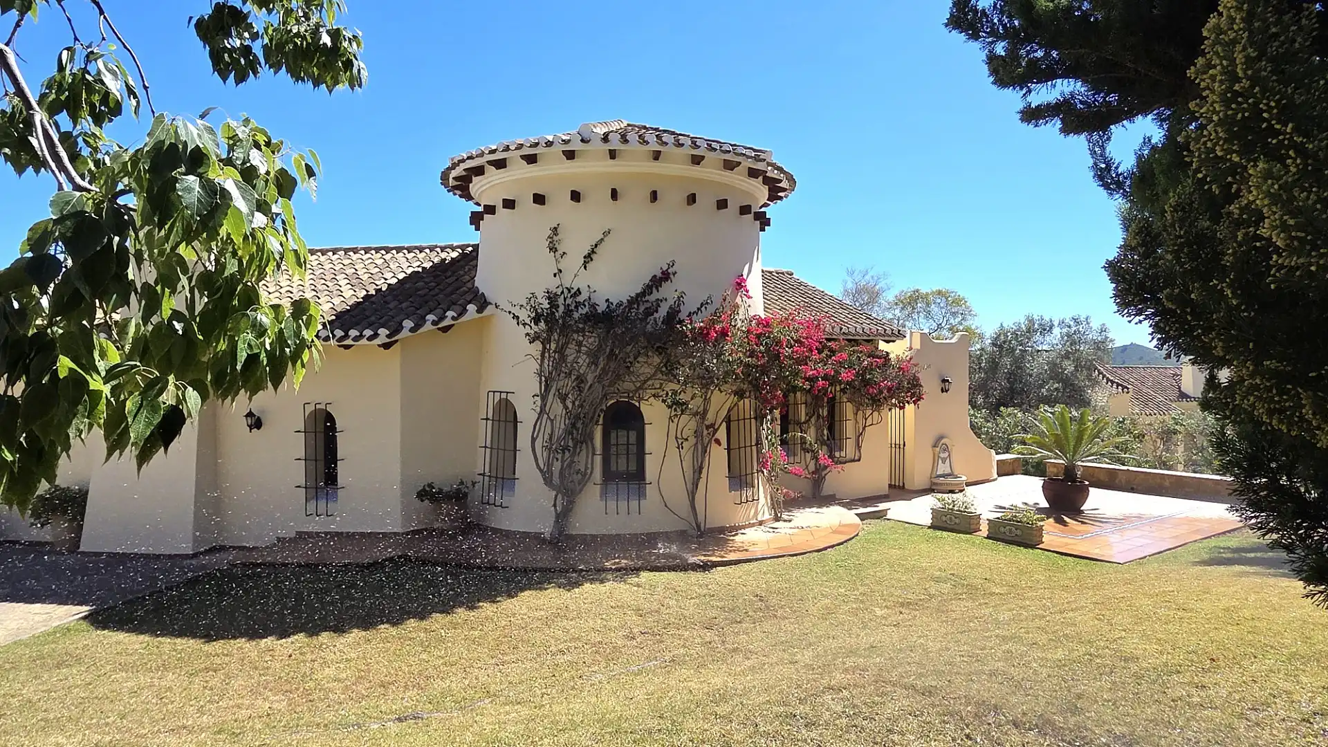 Vista exterior de Casa o chalet en venta en Cartagena con Aire acondicionado, Jardín privado y Terraza