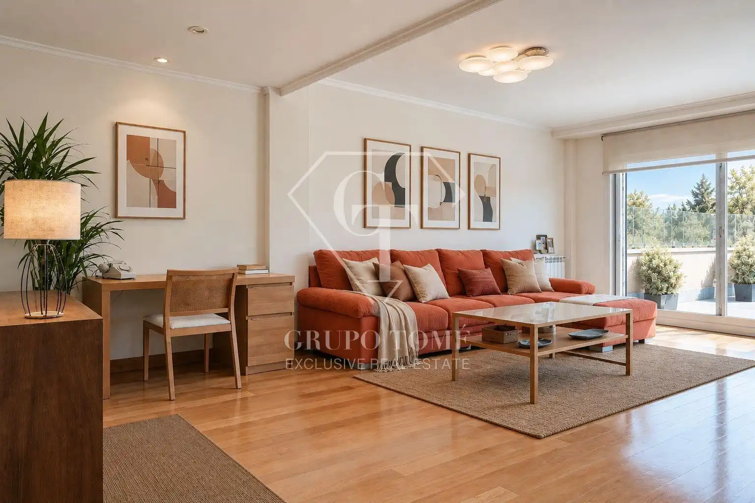 Sala de estar de Casa adosada en venta en Orio con Calefacción, Terraza y Trastero