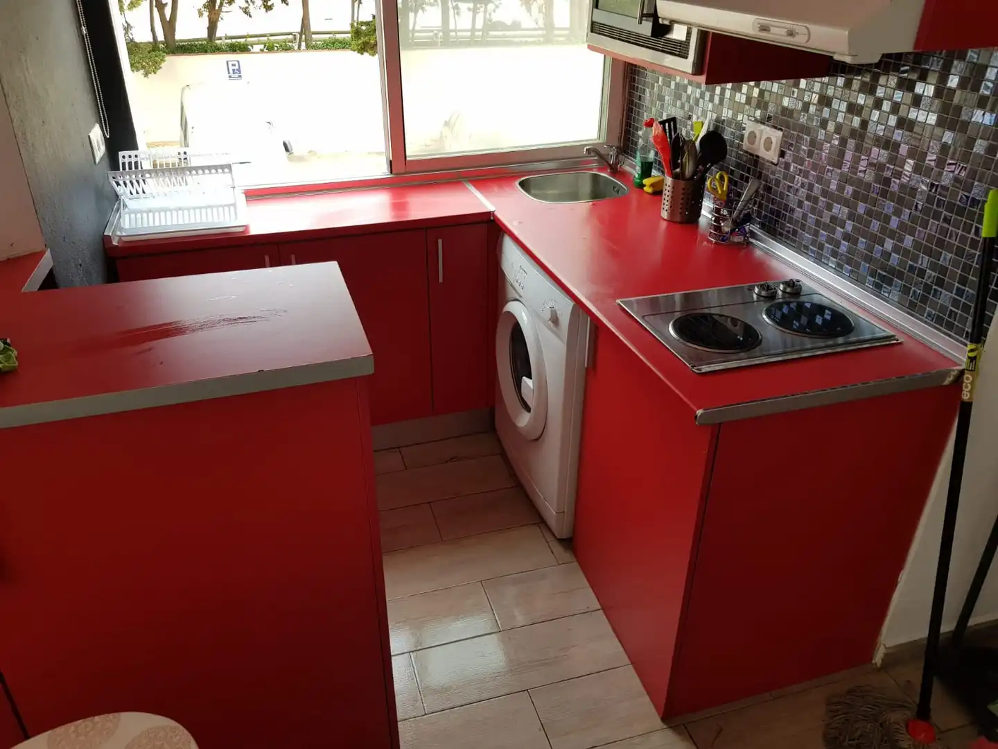 Kitchen of Flat for sale in Mijas  with Storage room, Furnished and Oven