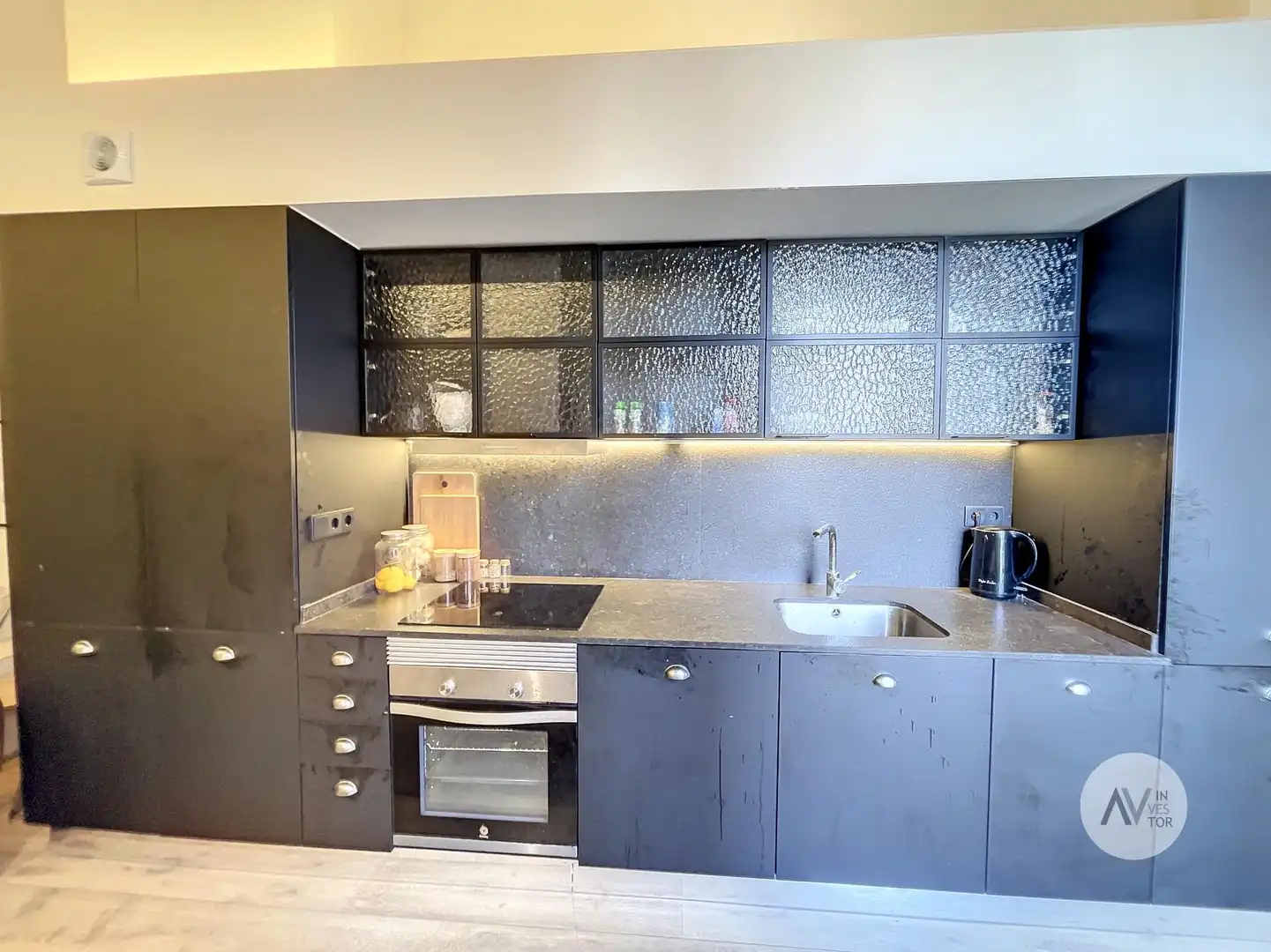 Cocina de Ático de alquiler en Barcelona con Aire acondicionado, Calefacción y Terraza