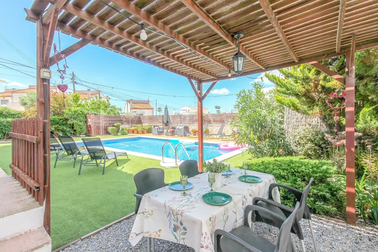 Terrasse von Haus oder Chalet zum Verkauf in Cunit mit Klimaanlage, Heizung und Privatgarten