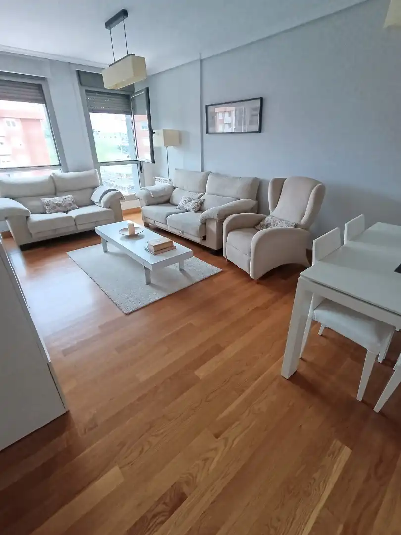 Living room of Flat for rent in Santander  with Heating, Storage room and Furnished