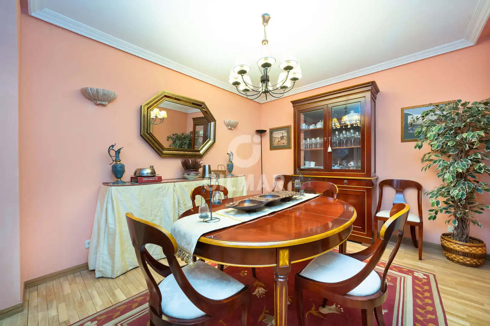 Dining room of Detached homes for sale in Madrid  with Heating, Private garden and Swimming Pool