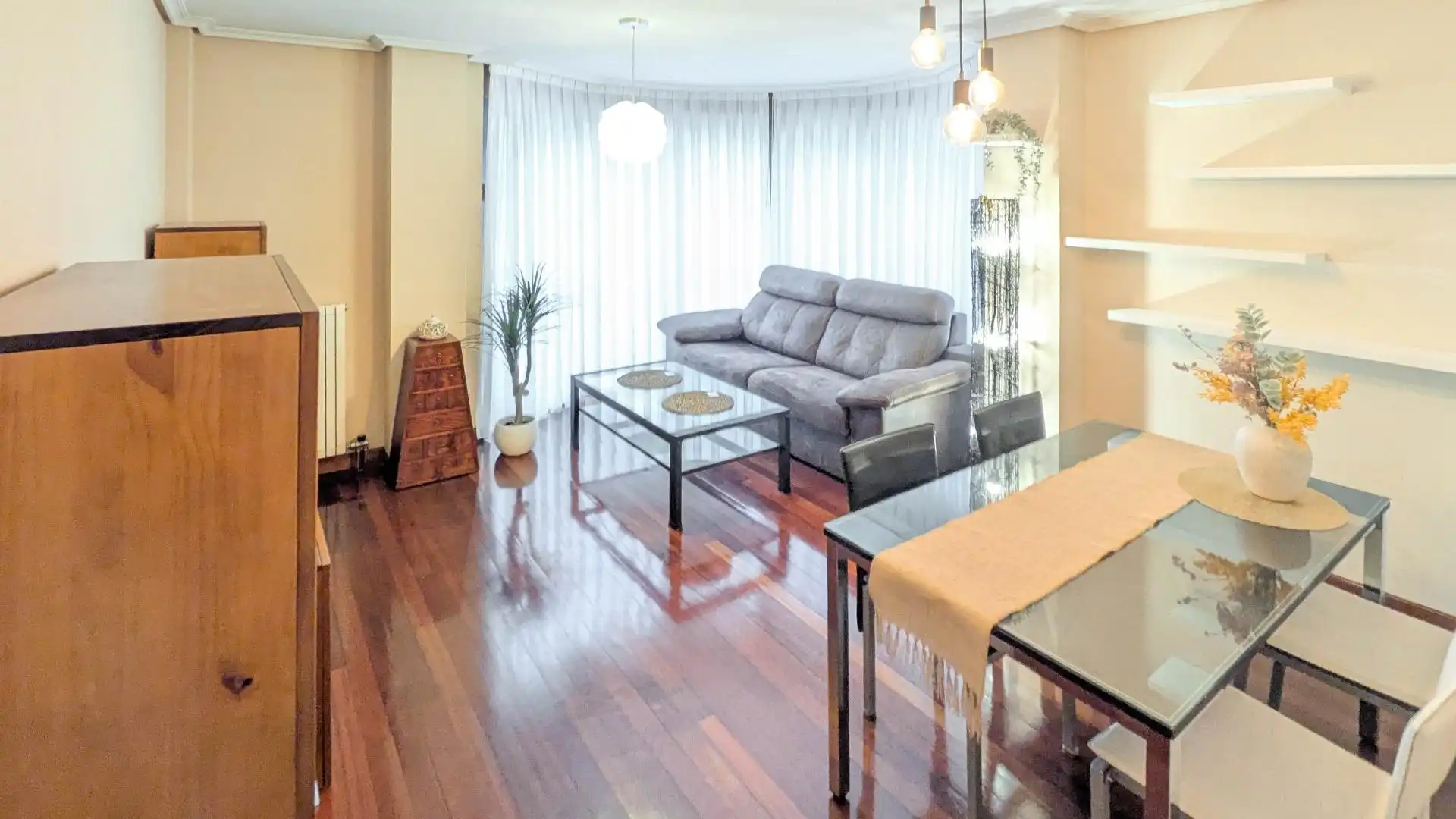 Living room of Flat for rent in Santander  with Heating and Furnished