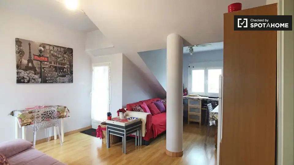 Sala de estar de Piso de alquiler en Leganés con Aire acondicionado, Calefacción y Amueblado