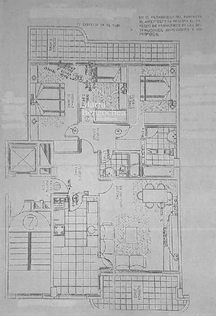 Penthouse mit Aufzug zum Verkauf in Portal de Castilla, imagen 37