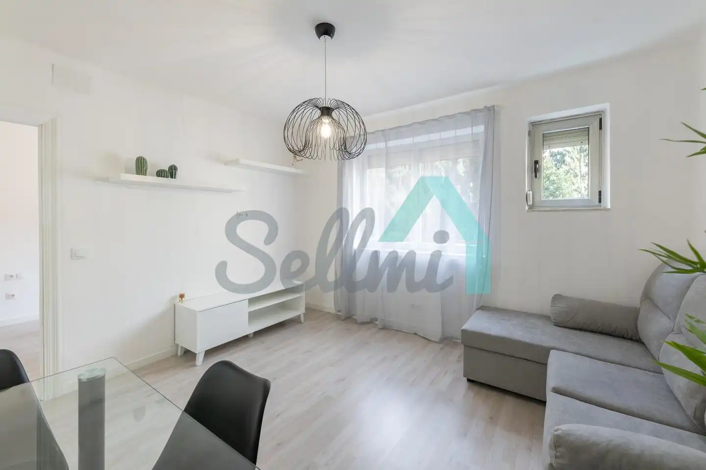 Sala de estar de Planta baja en venta en Mieres (Asturias) con Calefacción, Trastero y Amueblado