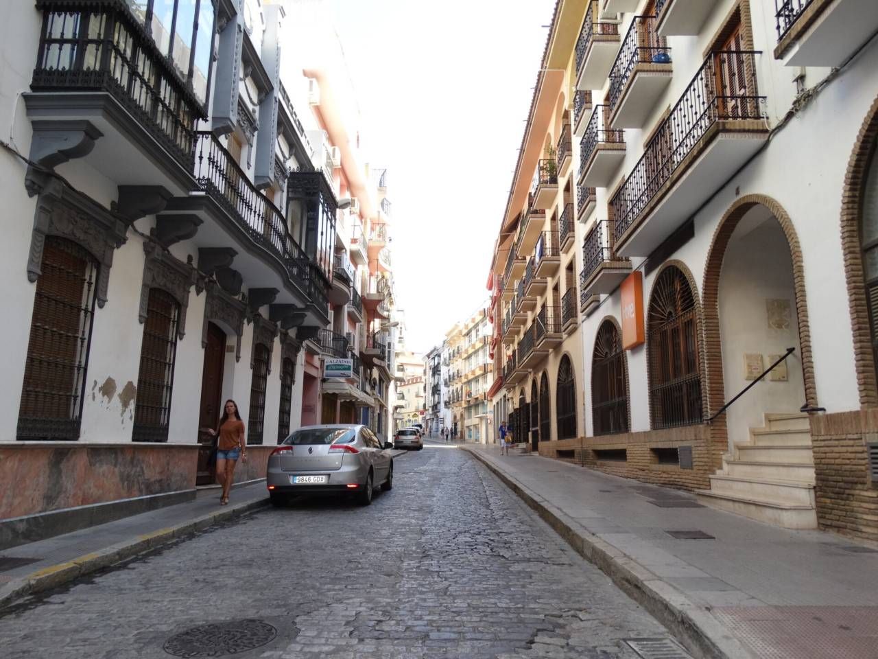 Exterior view of Garage for sale in  Huelva Capital  with Alarm