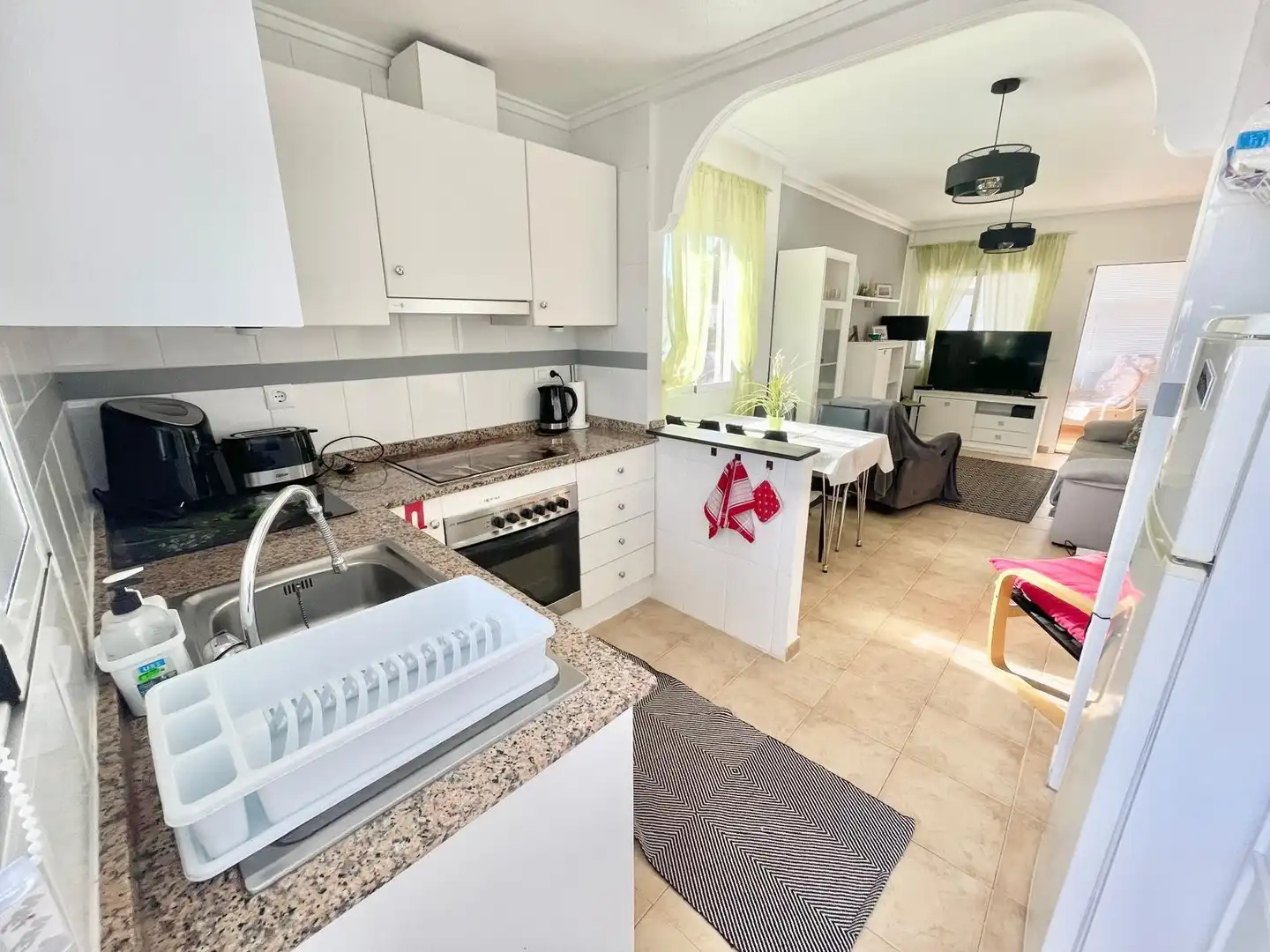 Cocina de Casa o chalet de alquiler en Pilar de la Horadada con Aire acondicionado, Terraza y Piscina