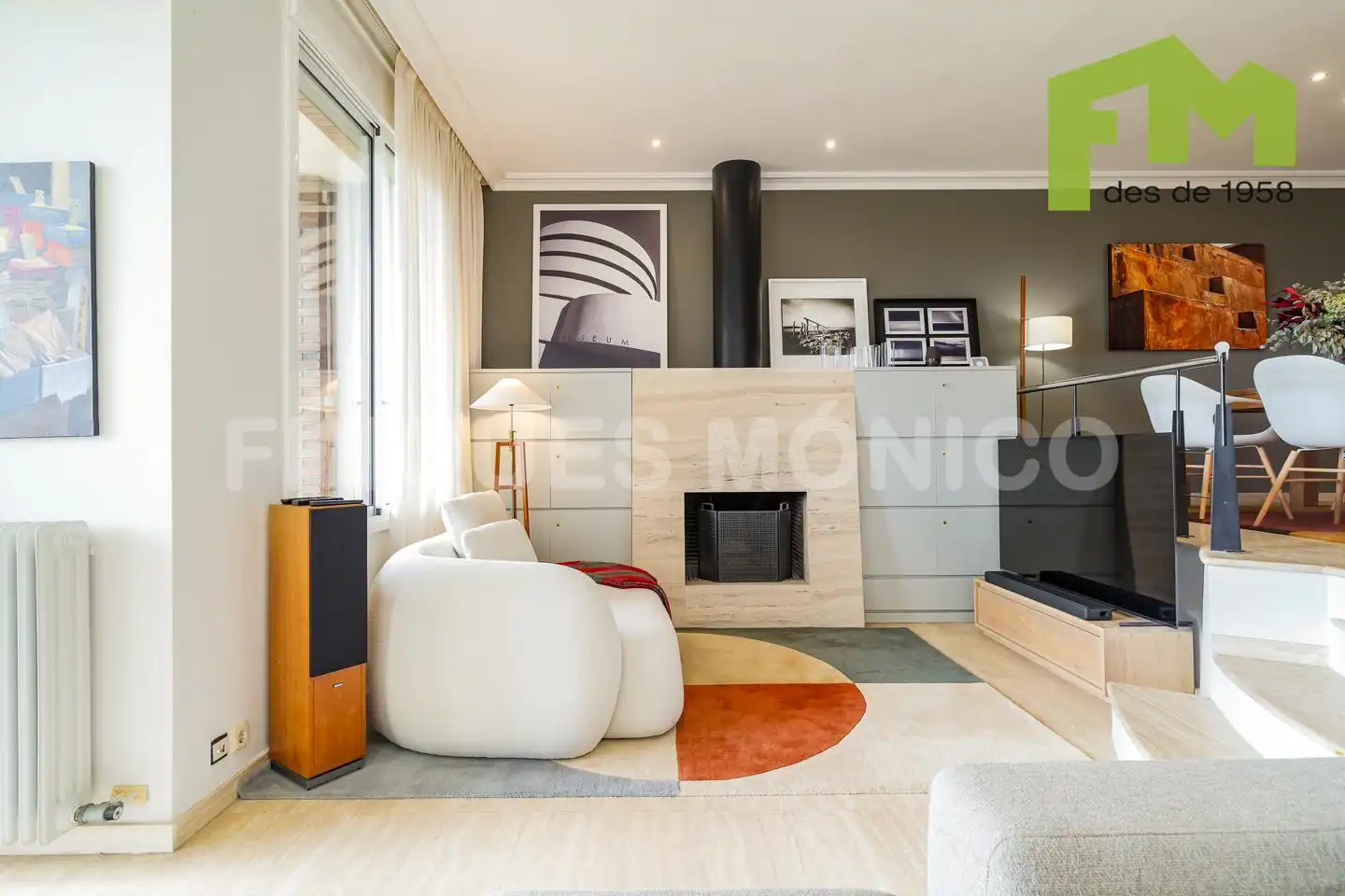 Sala de estar de Casa o chalet en venta en Teià con Calefacción, Jardín privado y Terraza
