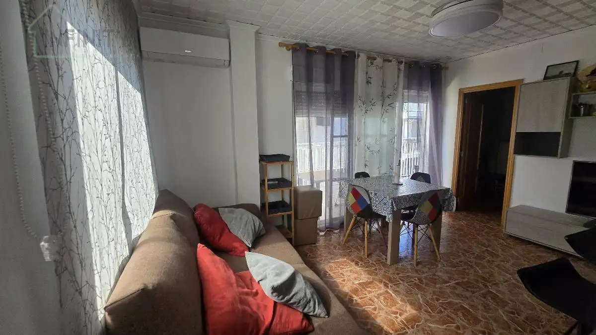 Sala de estar de Apartamento de alquiler en Piles con Aire acondicionado, Calefacción y Terraza