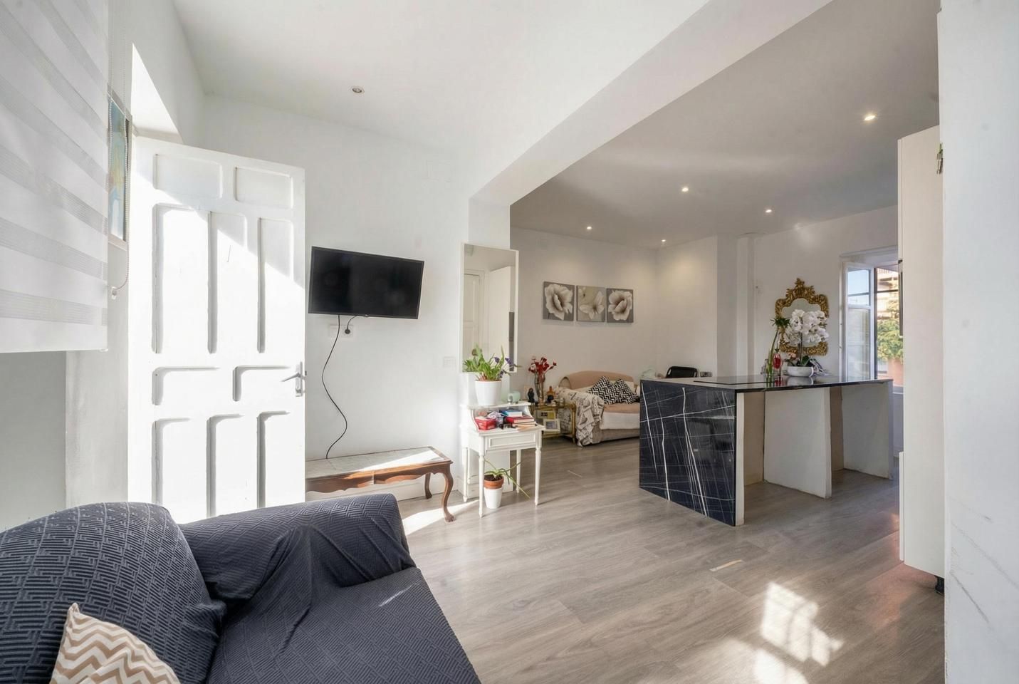 Sala d'estar de Pis en venda en Ávila Capital amb Calefacció i Terrassa