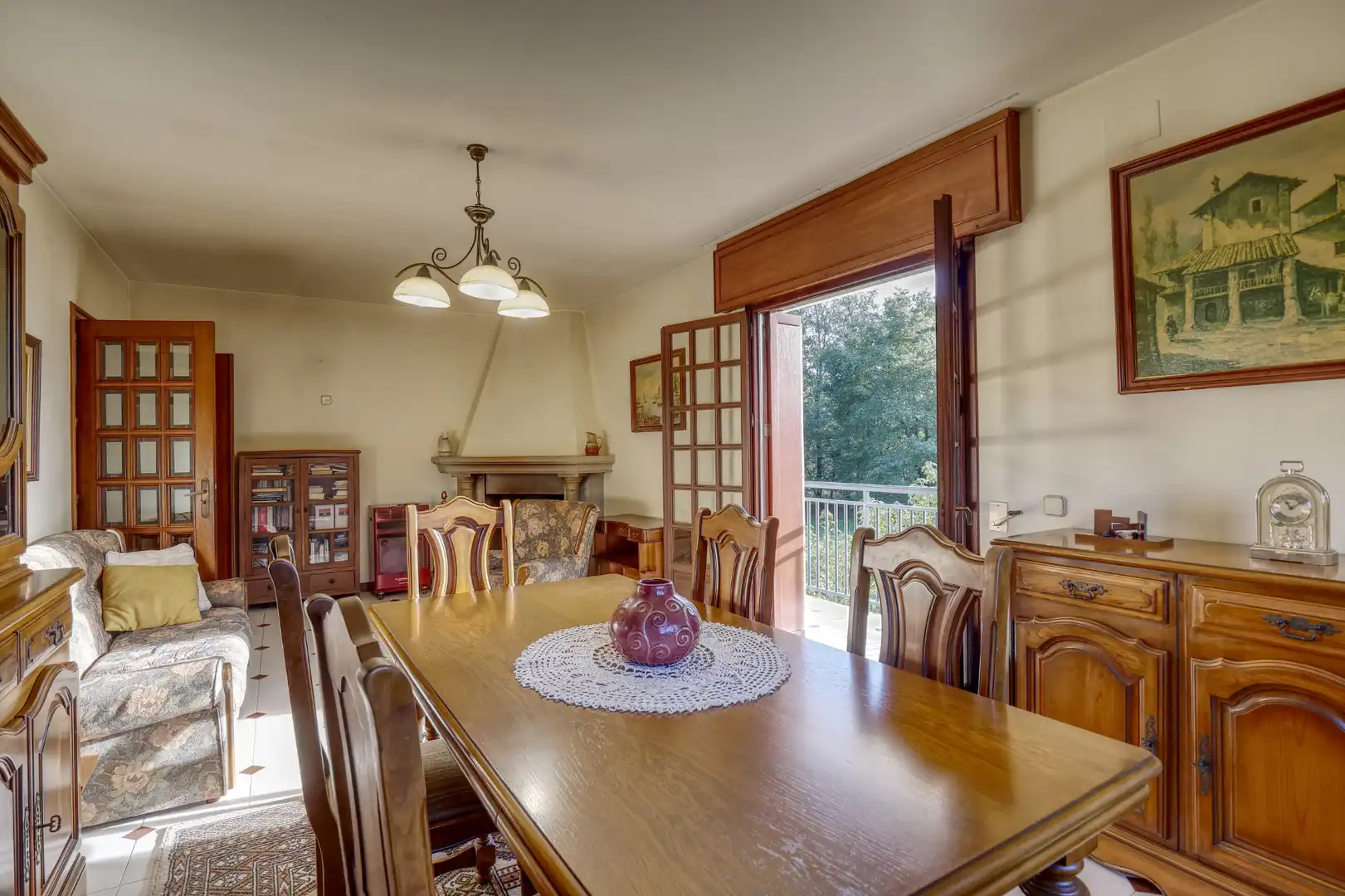 Dining room of Houses for sale in Brión  with Heating, Private garden and Terrace