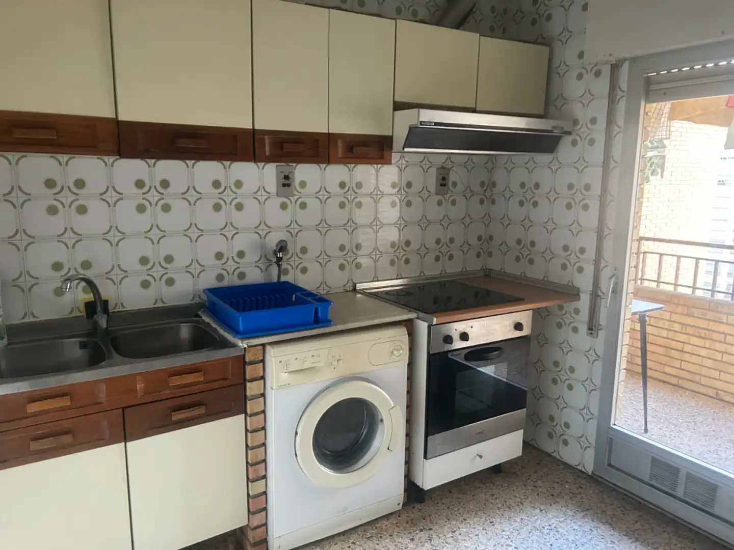 Küche von Wohnung zur Miete in Huesca mit Heizung, Parkett und Terrasse