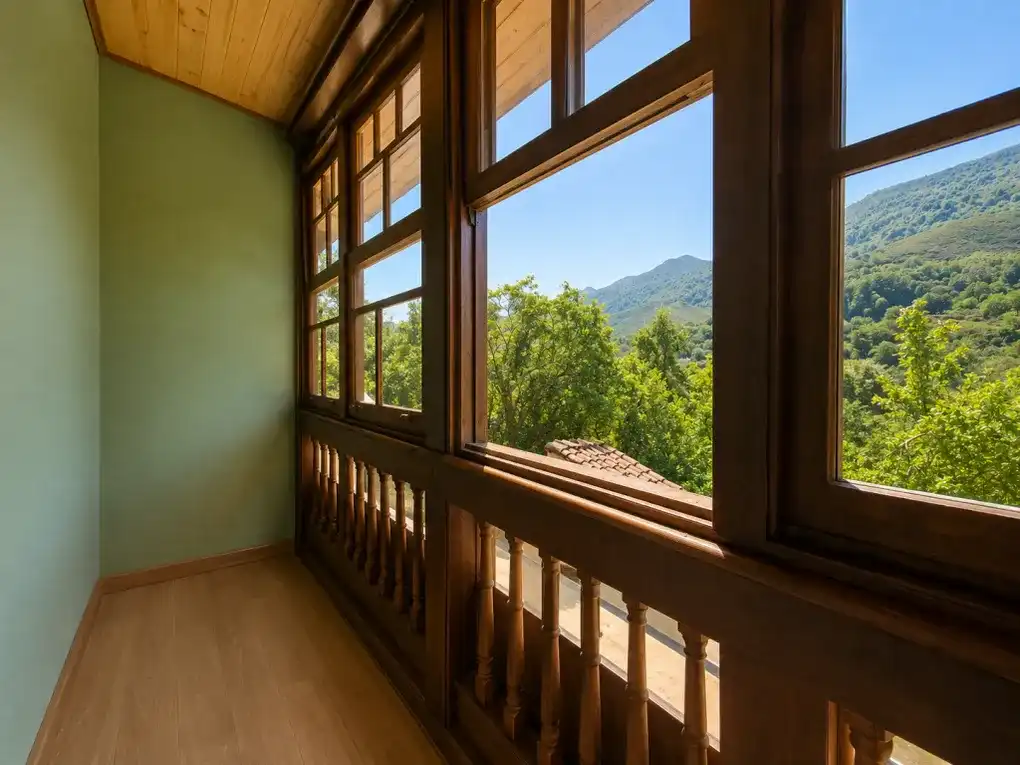 Balcony of Houses for sale in Llanes  with Private garden, Terrace and Storage room