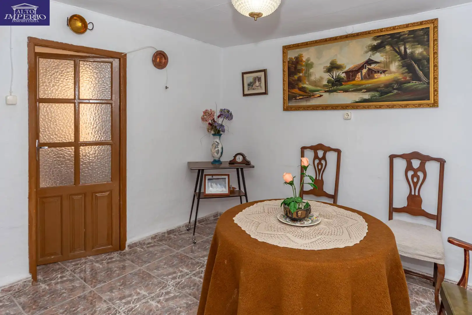 Esszimmer von Einfamilien-Reihenhaus zum Verkauf in La Peza mit Balkon